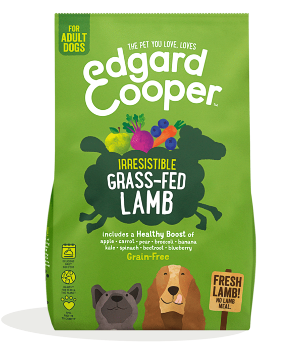 Edgard & Cooper verse gras lam brokken (700 gram)