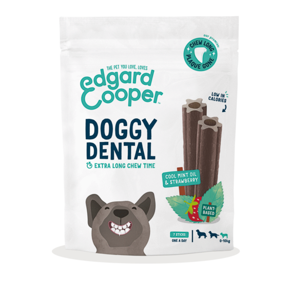 Edgard & Cooper Doggy Dental aardbei S